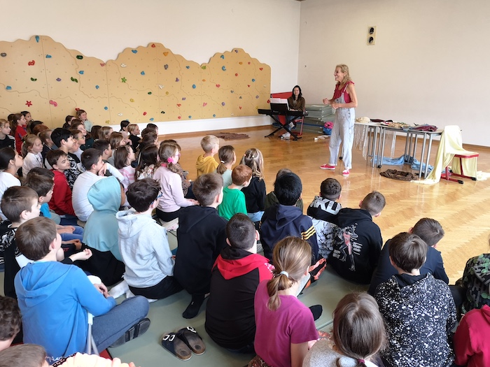 Besuch Mozartensemble in der Volksschule Pinsdorf